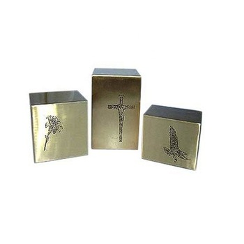 AW Metal Box cremation urn, for Adult, Style : American Style