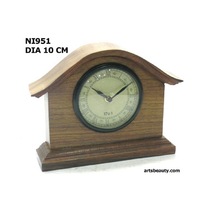 AW Quartz wooden wall clock