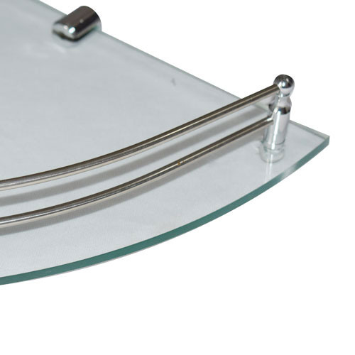 Toughened Glass Corner Shelf