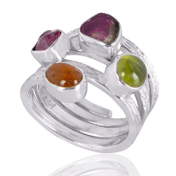 Idocrase Gemstone 925 Sterling Silver Ring