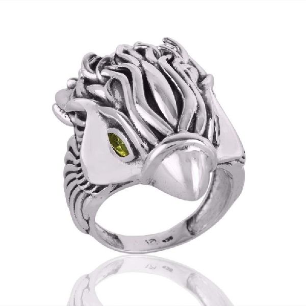 Sterling Silver Skull Ring, Size : Size 6-12 US