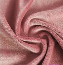 Plain Knitted Velour Fabric, Technics : Attractive Pattern, Washed, Yarn Dyed