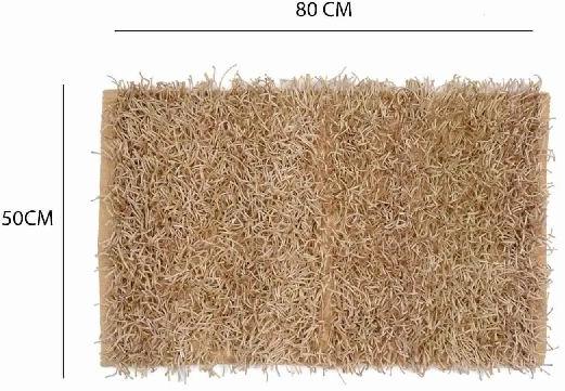 Beige Shaggy Rug