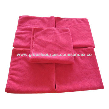 Polyester Microfiber Towel, Made of 80% Polyester 20% Polyamide, OEM Orders are Accepted