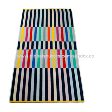 Velour beach towel, made of 100% soft cotton, with high quality , customized design available
