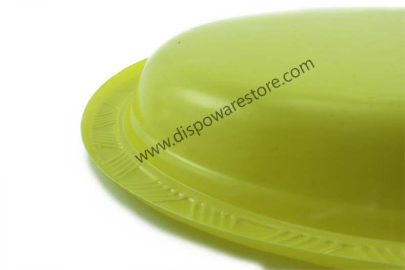 disposable round color plate