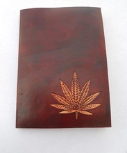 Camelon Exports leather cover journal notebook, Color : Cherry