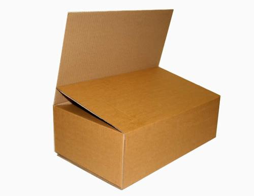 Rectangular Kraft Paper Full Overlap Cartons, for Food Packaging, Goods Packaging, Size : 18x18x9inxh
