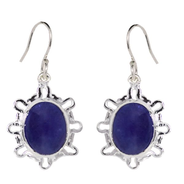 92.5 Sterling Silver Tanzanite Awesome Looking Pendant Set