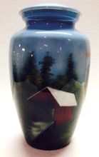Hand painted Urn