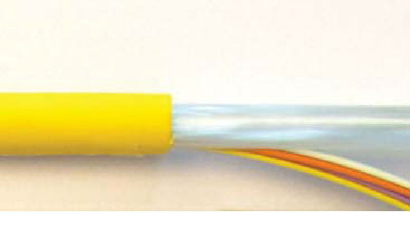 Jacket fiber optic indoor cable