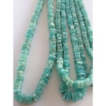 Amazonite smooth square loose beads, Size : APPROX SIZE 5MM TO 7MM