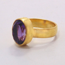 Amethyst hydro glass rings, Occasion : Engagement, Gift, Party, Wedding