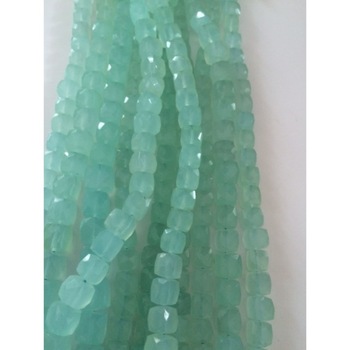 Died Peru chalcy faceted cubes beads, Size : APPROX SIZE 6MM TO 8MM