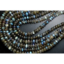 Labradorite smooth roundels natural beads
