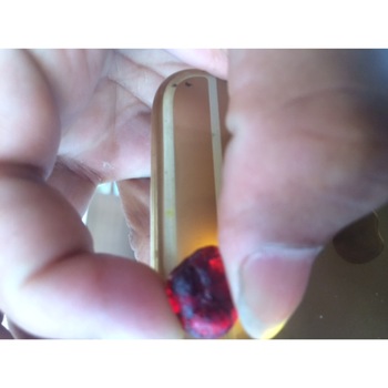 Minerals gemstone rough garnet, Gemstone Color : Red
