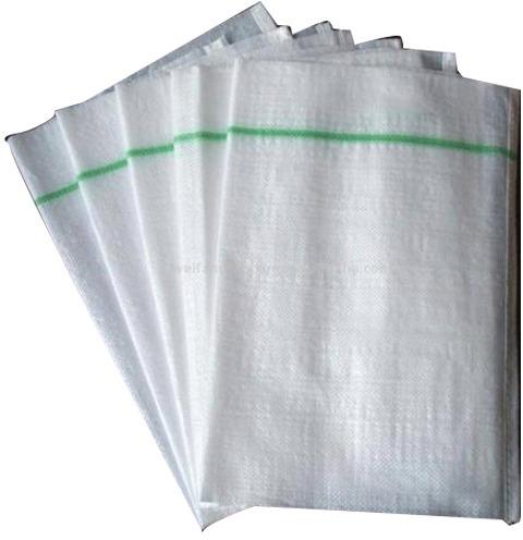 Plain PP Woven Bags, for Packaging, Color : White