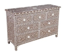 MARWAR EXPORTS Wood bone inlay chest, for Home Furniture