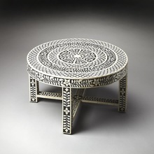 bone inlay handicraft coffee table