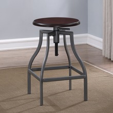 Industrial Leon Backless Adjustable Stool, Size : Customized Sizes