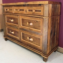 Reclaimed wood chest drawer