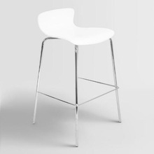 white bent wood bar stool