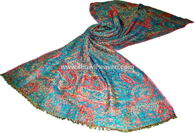 turquoise pashmina scarf