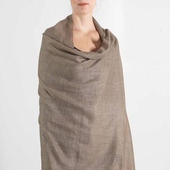 Plain Color Wool pashmina shawl, Size : 70*200cm