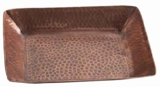 Antique Copper Hammered Tray