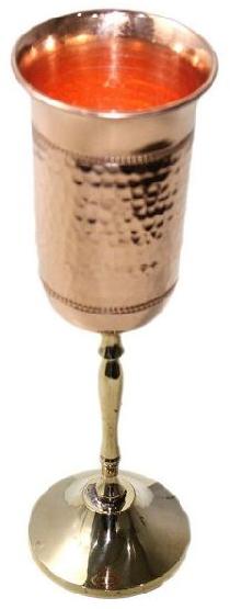 Hammered Copper wine Goblet