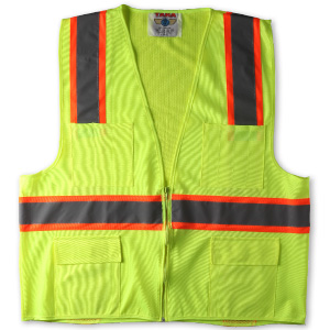 SAFETY JACKET WITH REFLECTIVE TAPE
