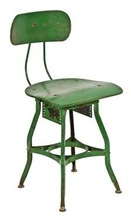 iron metal revolving bar chair