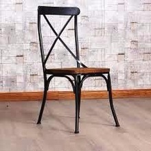 Iron metal rusty black Dining Chair