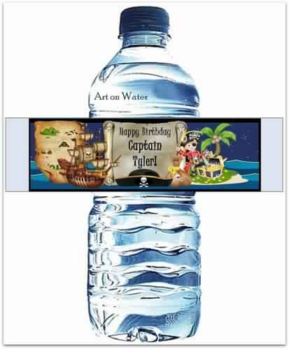 Waterproof Water Bottle Labels