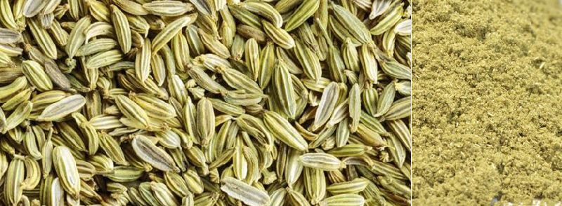 Fennel Seed Powder, Color : Natural green