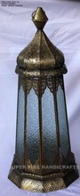 SFHINDIA BRASS ANTIQUE MORROCAN LANTERN, for Home Decoration