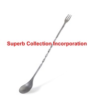 SCI Bar Spoon with fork, Size : 35 x 5 cm
