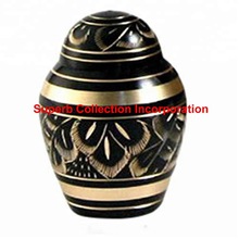 Black Rediance Keepsake Urn