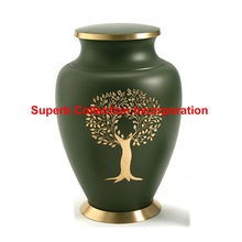 Metal Brass tree urn, for Adult, Style : American Style