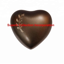 SCI Brown Wheat Heart urn, for Baby