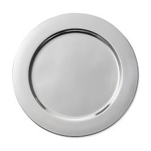 Metal Charger Plate Silver, Size : 13 Inch