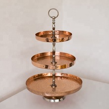 Copper Three Tier Cake Stand