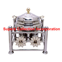 Double Flower Design Chafing Dish