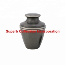 Grey Cremation urn
