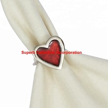 Heart Stone Napkin ring