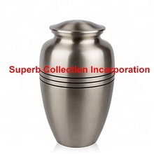 Metal Pewter urn