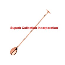 SCI Metal Rose Gold Bar Spoon, Certification : FDA