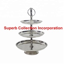 Silver Three Tier Cake Stand