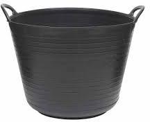 Polished Rubber Bucket, for Industrial, Pattern : Plain