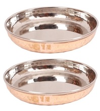  Copper Rectangular Tray Set, Size : Customized Size